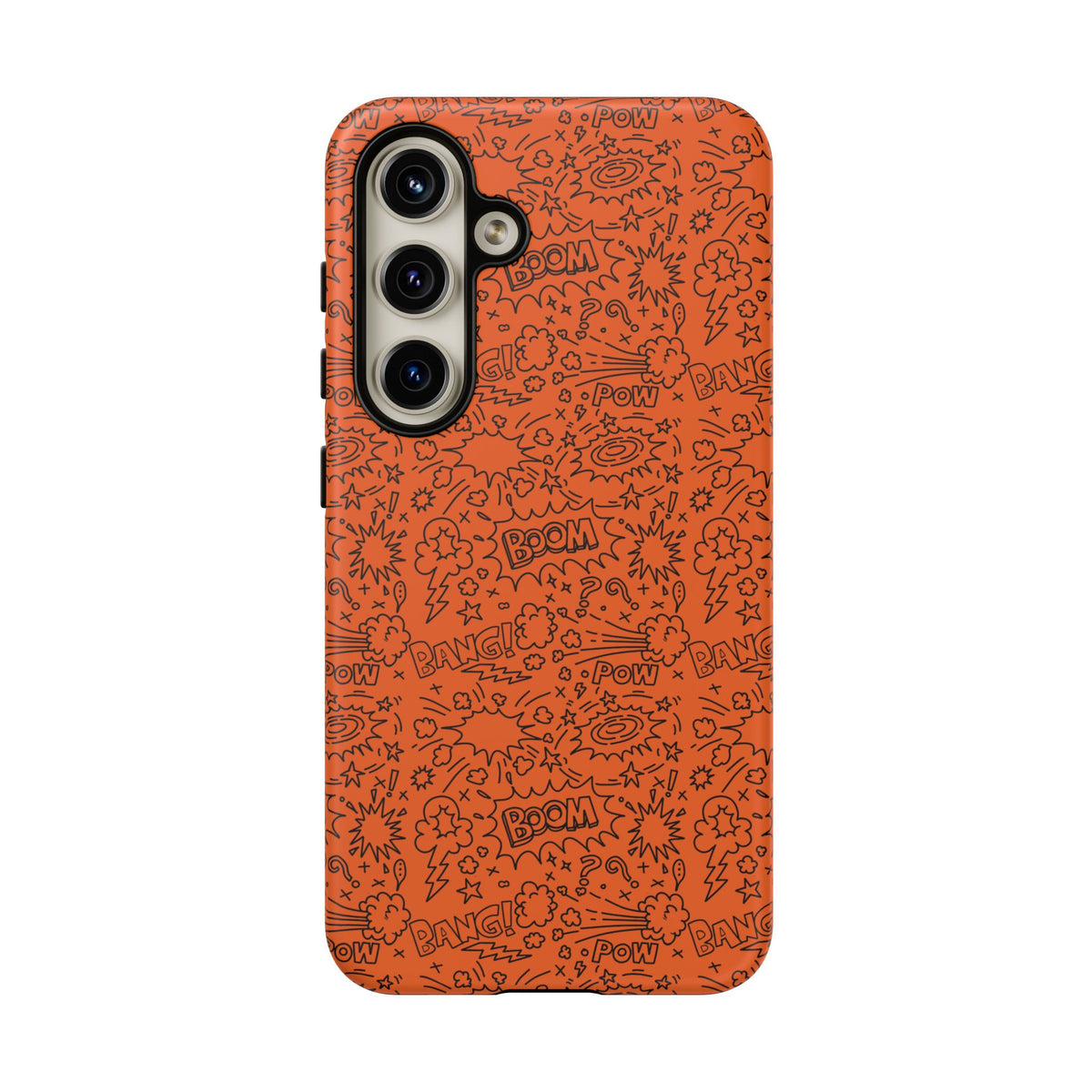 Wow Orange Tough Case for iPhone, Galaxy, or Google Pixel