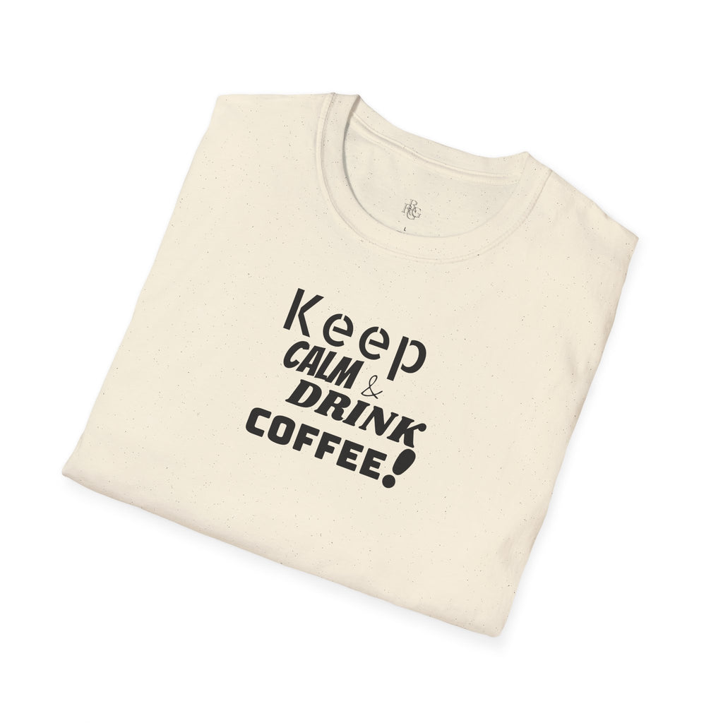Keep Calm... Coffee Unisex Softstyle T-Shirt