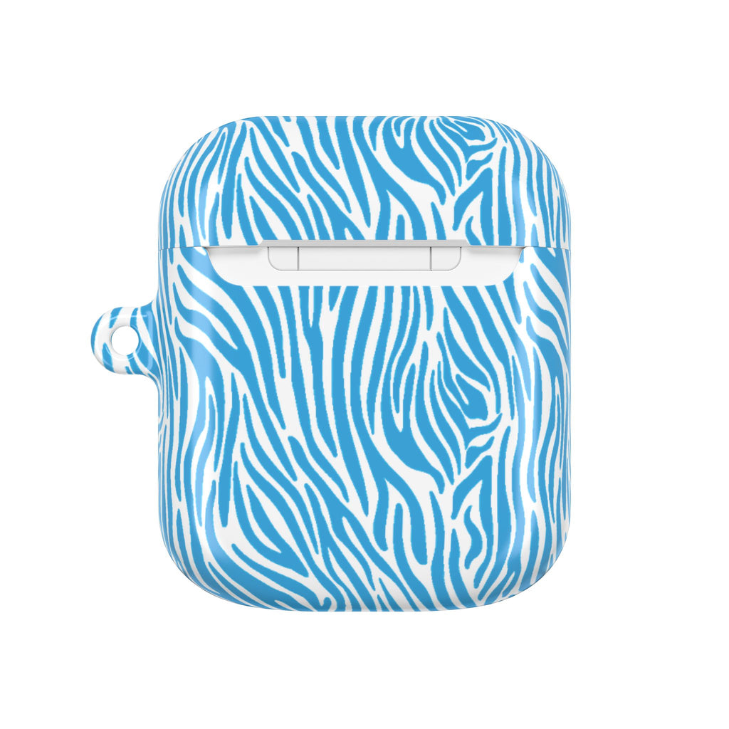 Blue Zebra AirPod Cases