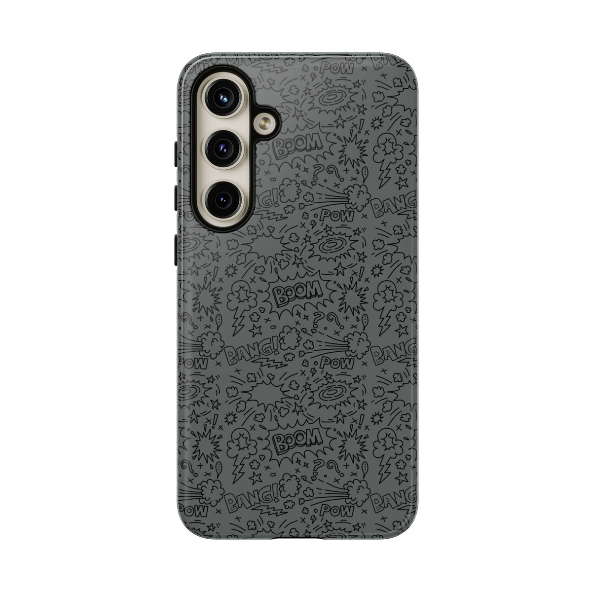 POW BOOM Comics style Tough Phone Case for iPhone, Galaxy, or Google Pixel