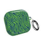 Blue and Green Zebra AirPod Cases