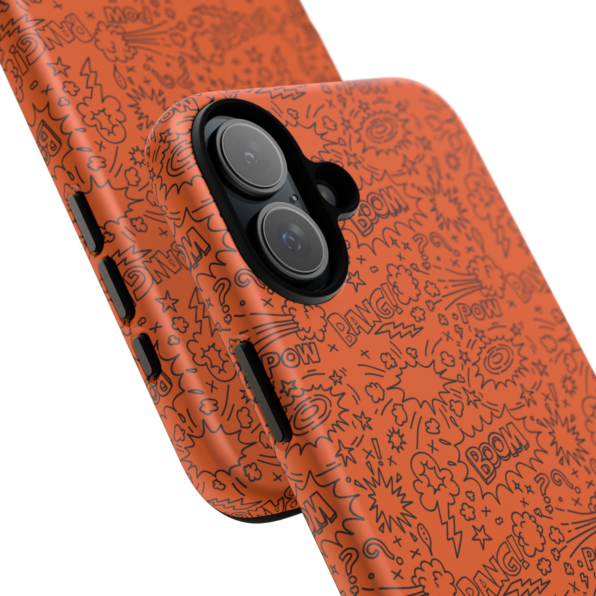 Wow Orange Tough Case for iPhone, Galaxy, or Google Pixel