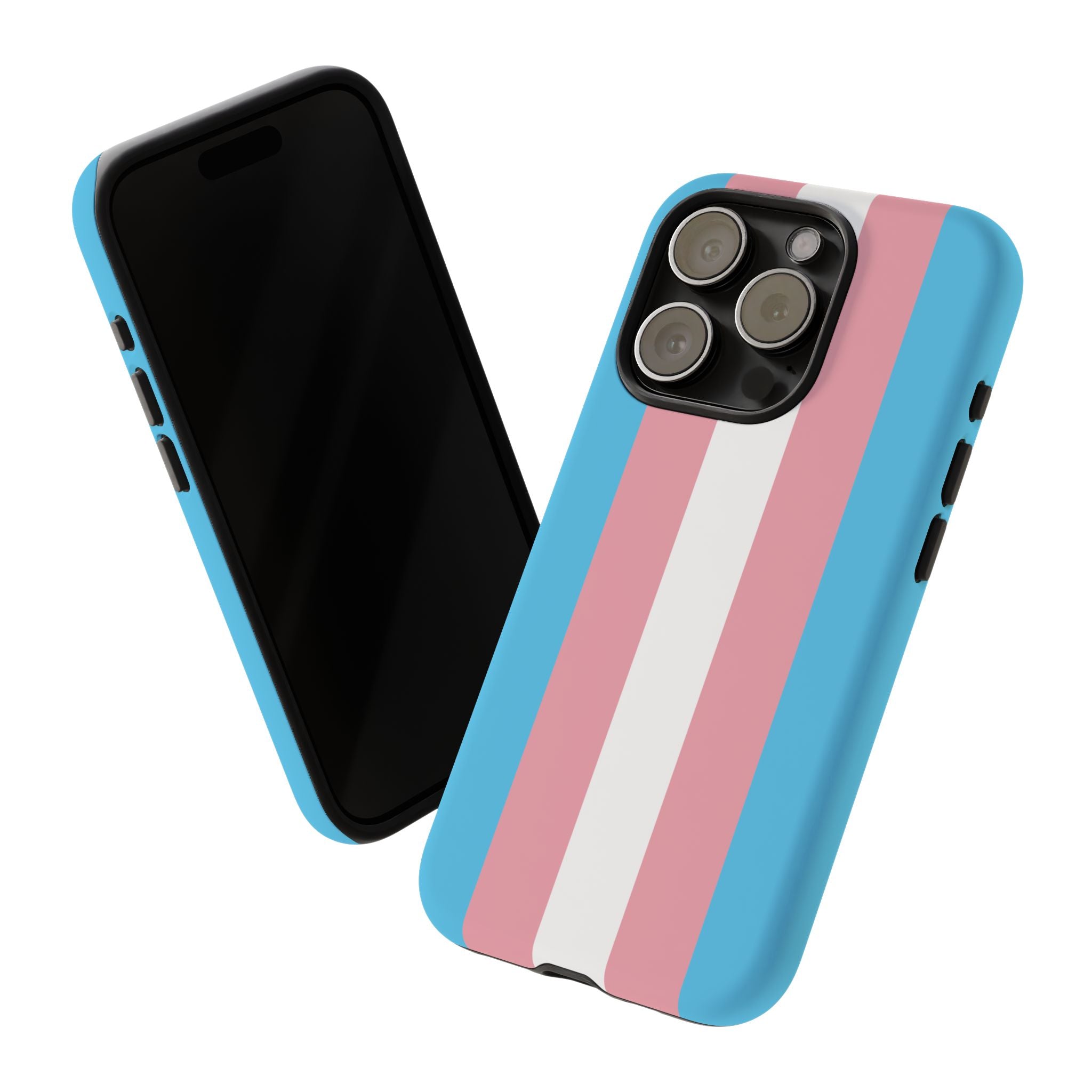 Trans Colors Tough Phone Case for iPhone, Galaxy, or Google Pixel