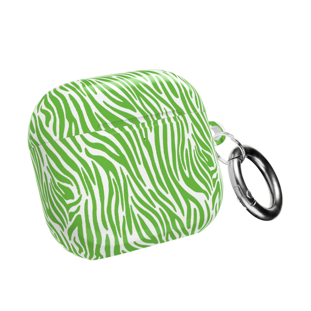 Green Zebra AirPod Cases