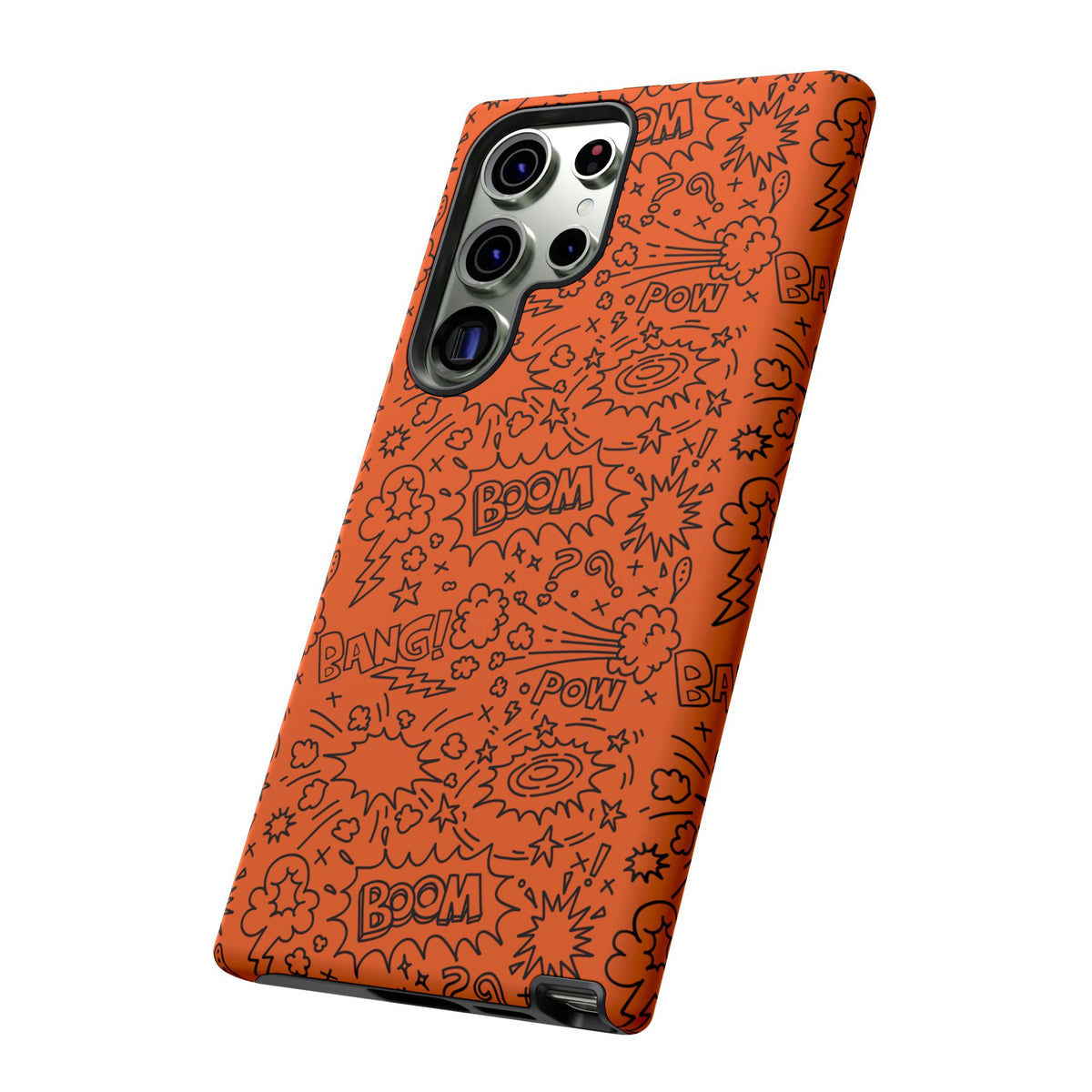 Wow Orange Tough Case for iPhone, Galaxy, or Google Pixel