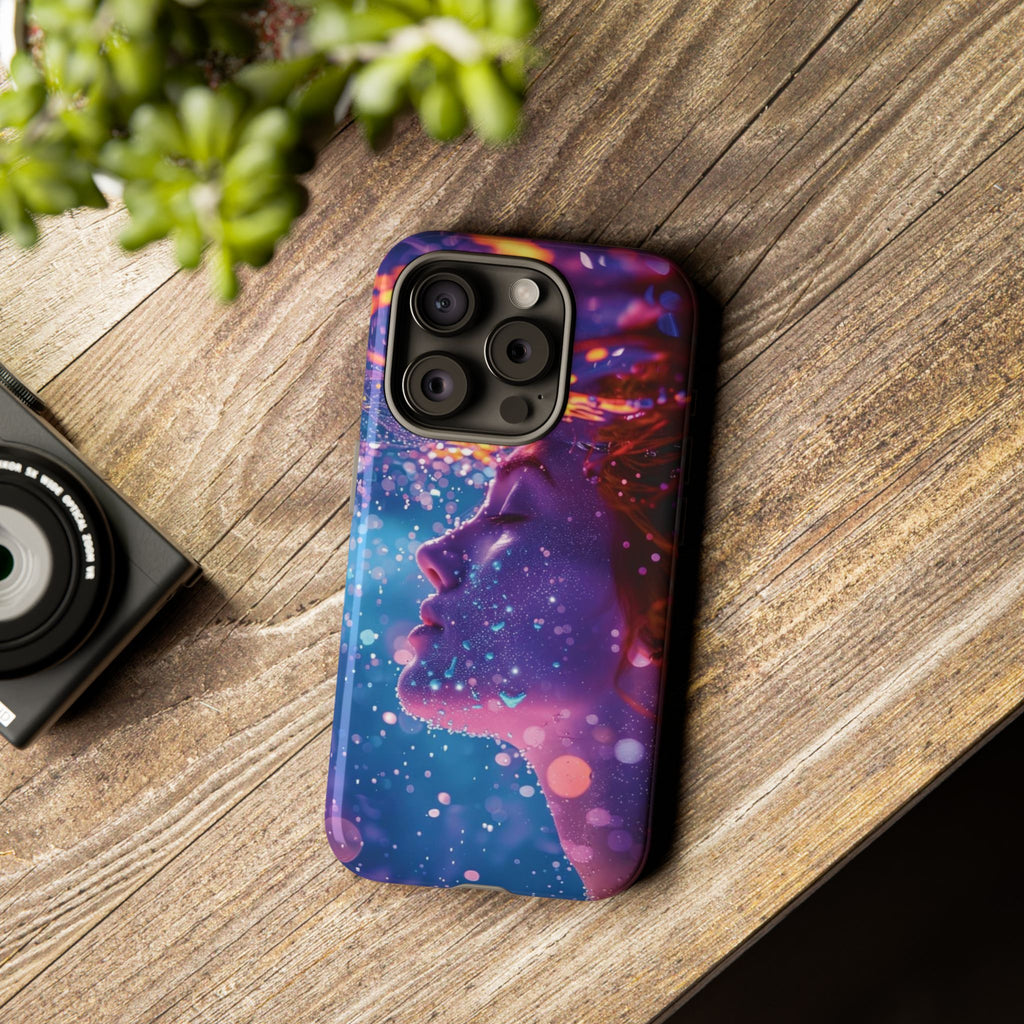 Meditating Underwater Tough Phone Case for iPhone, Galaxy, or Google Pixel