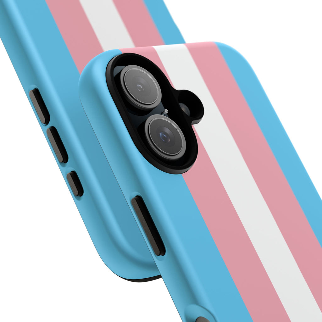Trans Colors Tough Phone Case for iPhone, Galaxy, or Google Pixel