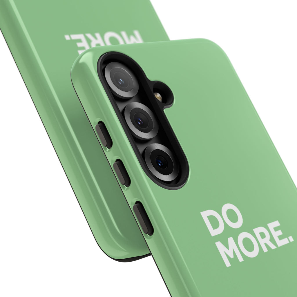 Do More Mint Green Tough Phone Case for iPhone, Galaxy,or Google Pixel