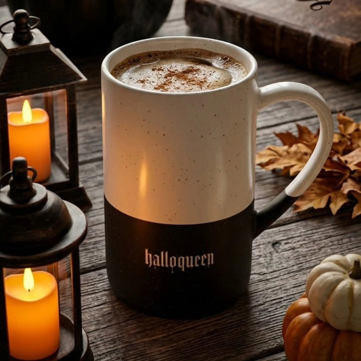 Halloqueen Speckled Wayland Ceramic Mug, 13oz (Engraving)