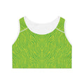 Neon Green Lime Sports Bra