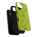 Neon Lime Wow Tough Case for iPhone, Galaxy, or Google Pixel