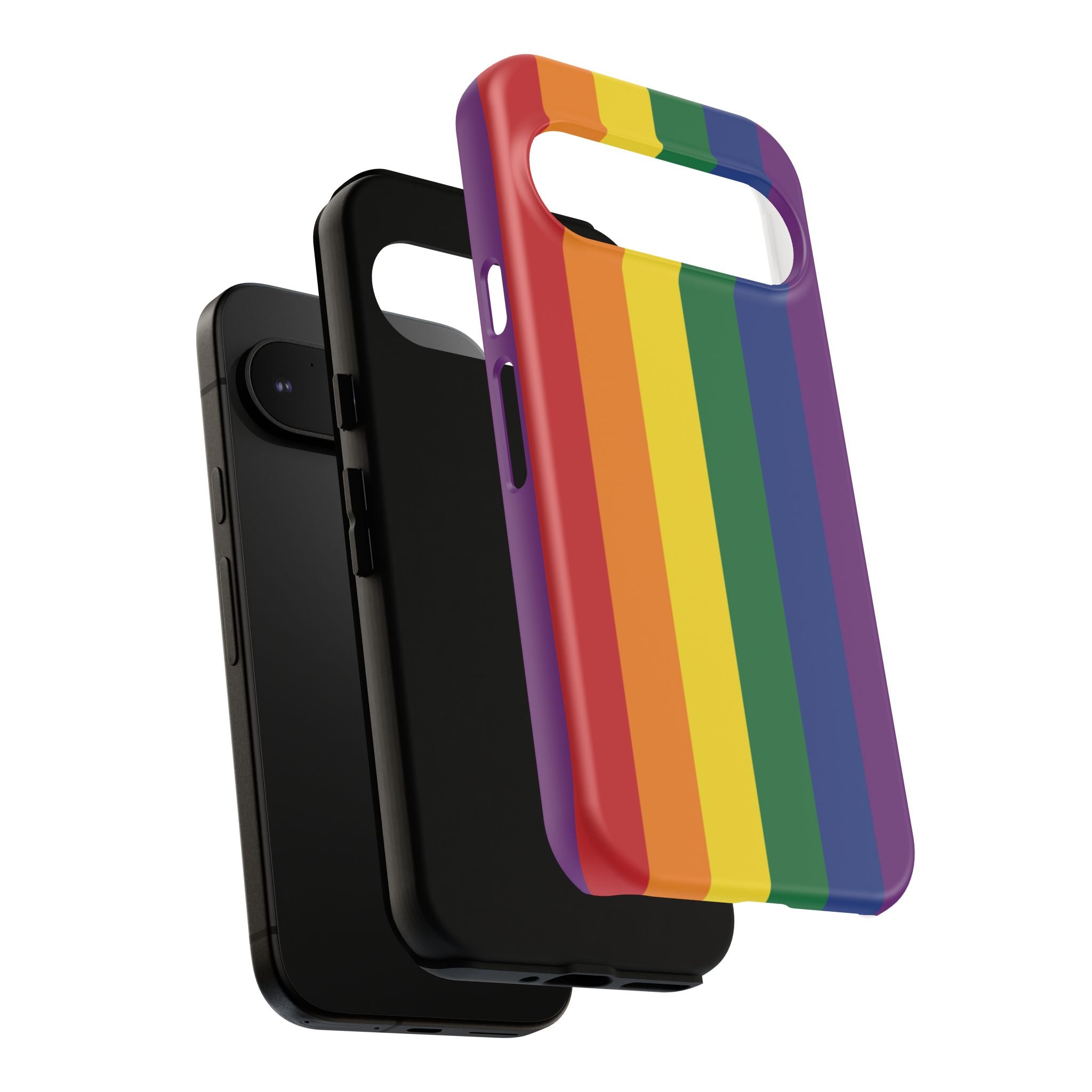 LGBTQ Rainbow Flag Tough Phone Case for iPhone, Galaxy, or Google Pixel