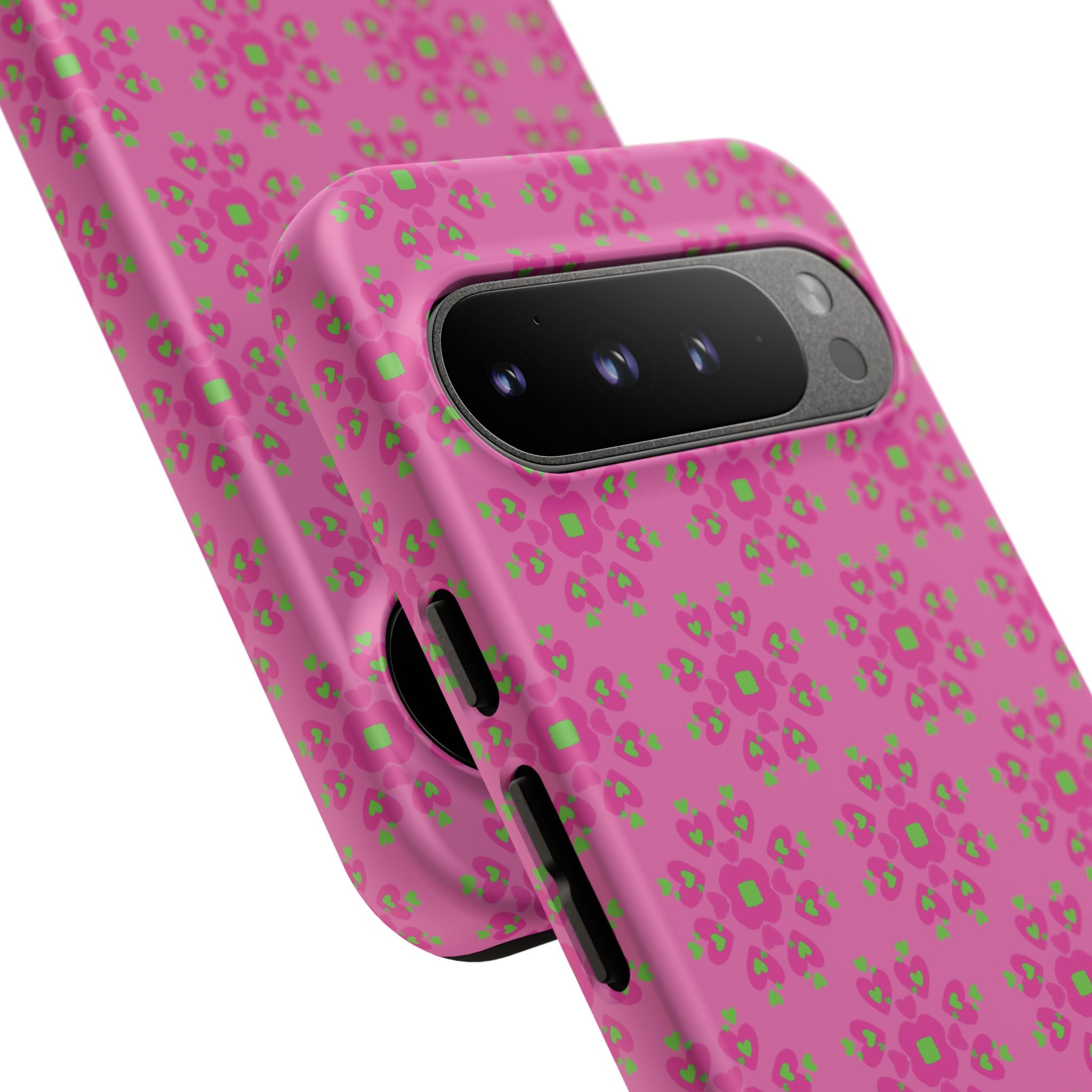 Floresta Heart Pink Tough Phone Case iPhone, Galaxy, or Google Pixel