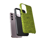 Neon Lime Wow Tough Case for iPhone, Galaxy, or Google Pixel