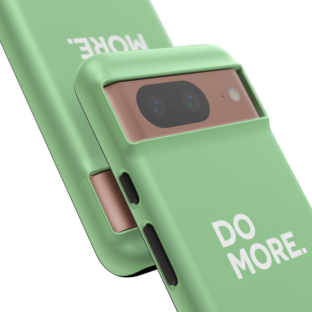 Do More Mint Green Tough Phone Case for iPhone, Galaxy,or Google Pixel