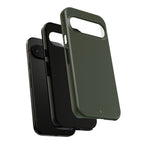Olive Green Tough Phone Case for iPhone, Galaxy and Google Pixel