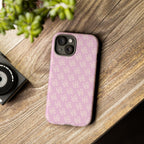 Pink 'LOVE' Pattern Tough Phone Case