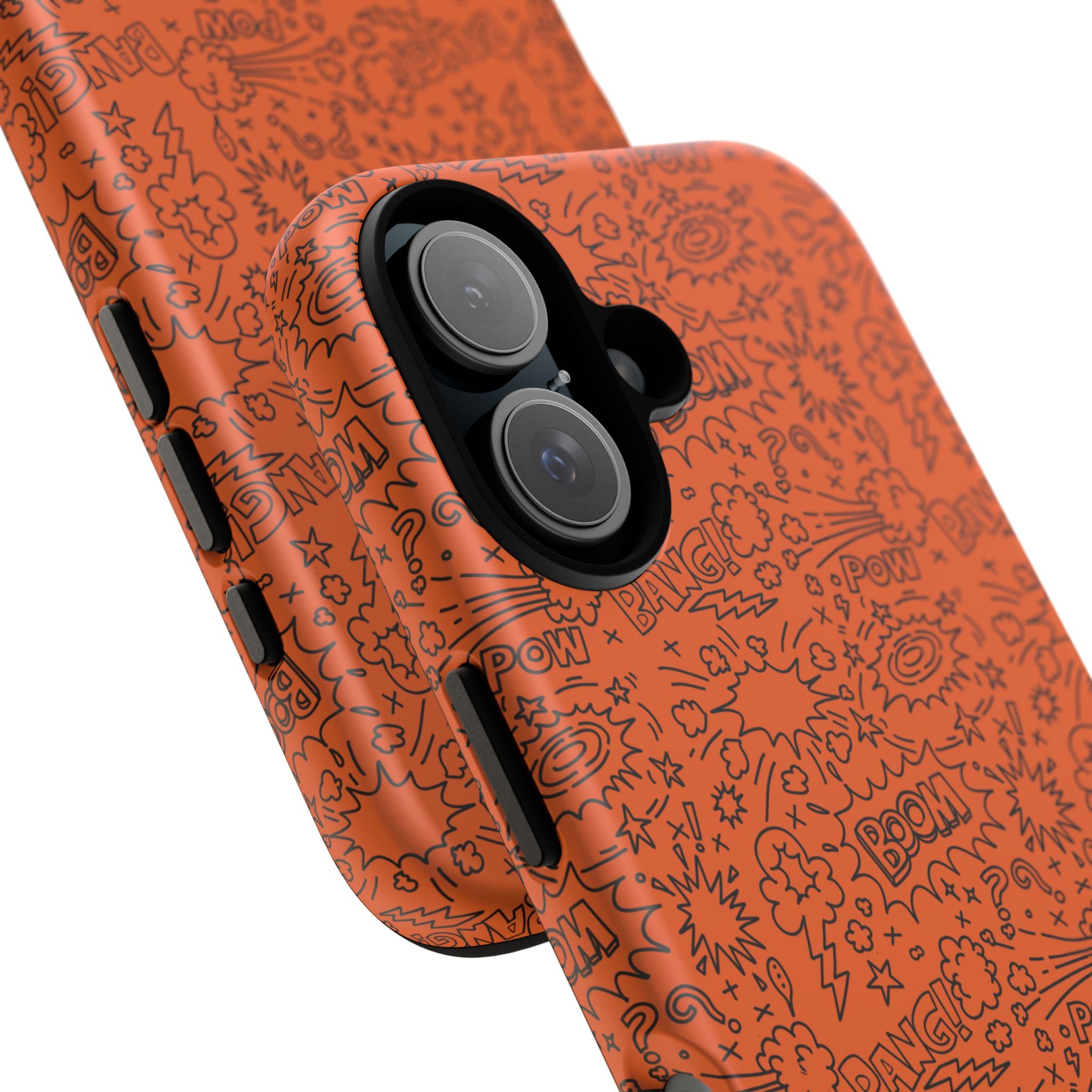 Wow Orange Tough Case for iPhone, Galaxy, or Google Pixel