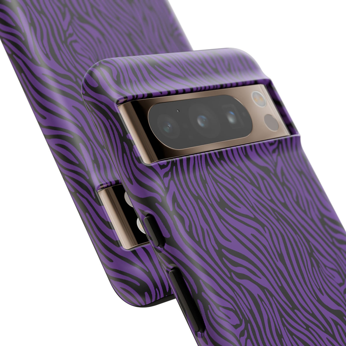 Purple Zebra Tough Phone Case for iPhone, Galaxy, or Google Pixel