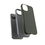 Olive Green Tough Phone Case for iPhone, Galaxy and Google Pixel