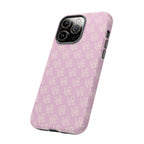 Pink 'LOVE' Pattern Tough Phone Case
