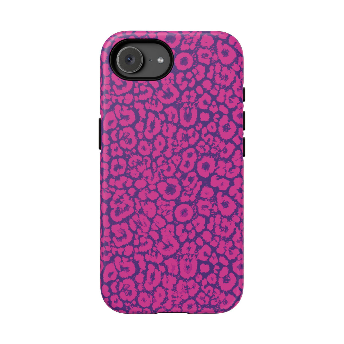 Pink Purple Leopard Tough Phone Case iPhone, Galaxy and Google Pixel