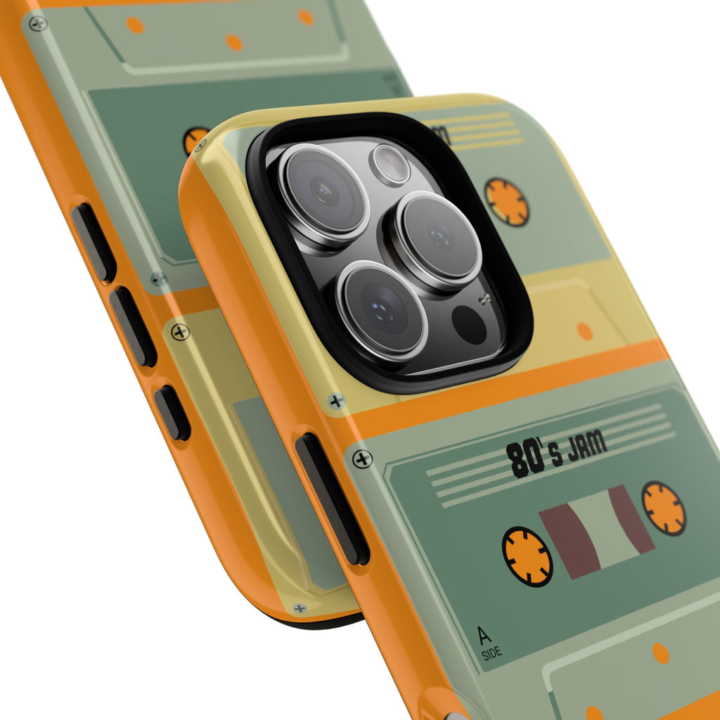 Retro 80's Jam RG Tough Phone Case for iPhone, Galaxy, or Google PIXEL