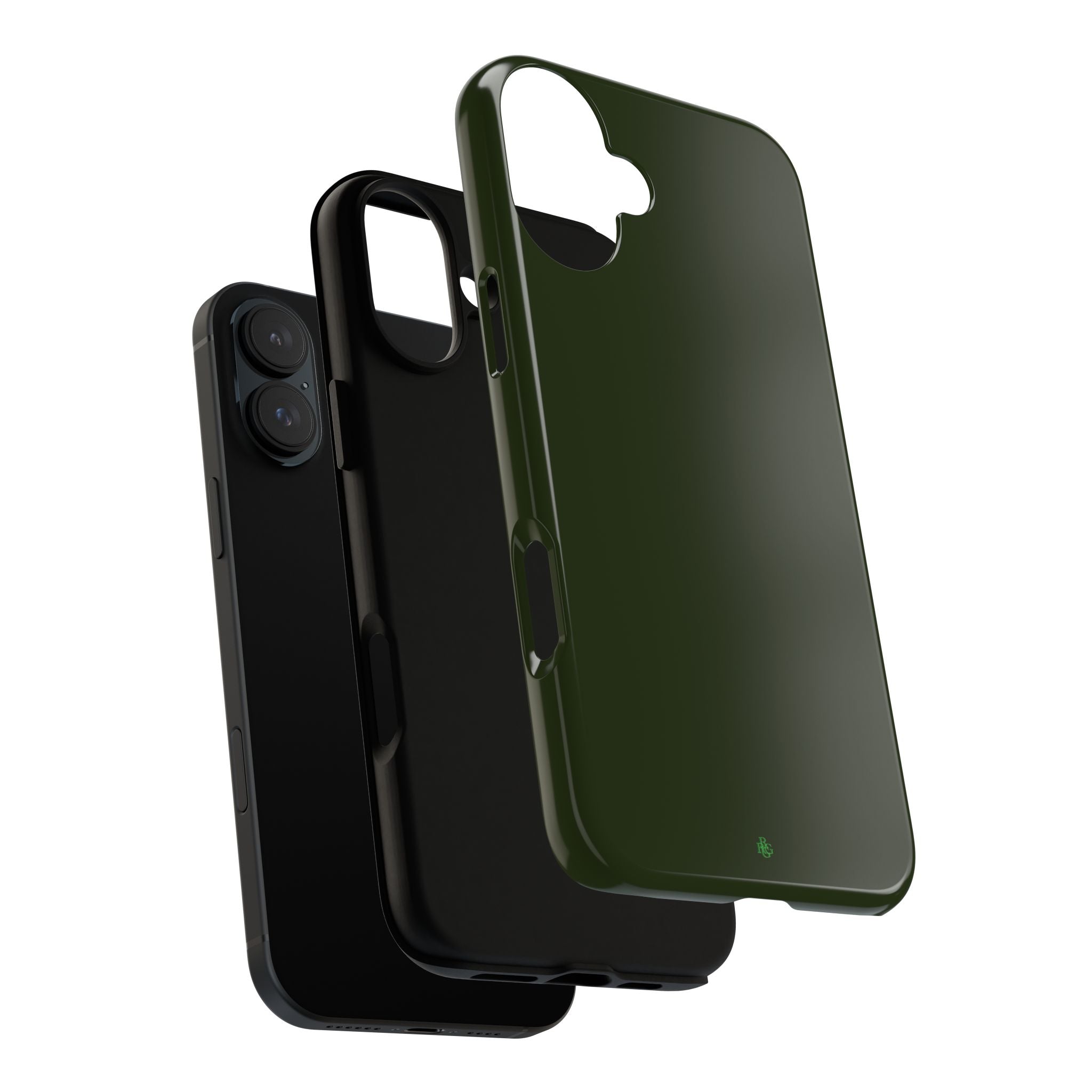 Olive Green Tough Phone Case for iPhone, Galaxy and Google Pixel