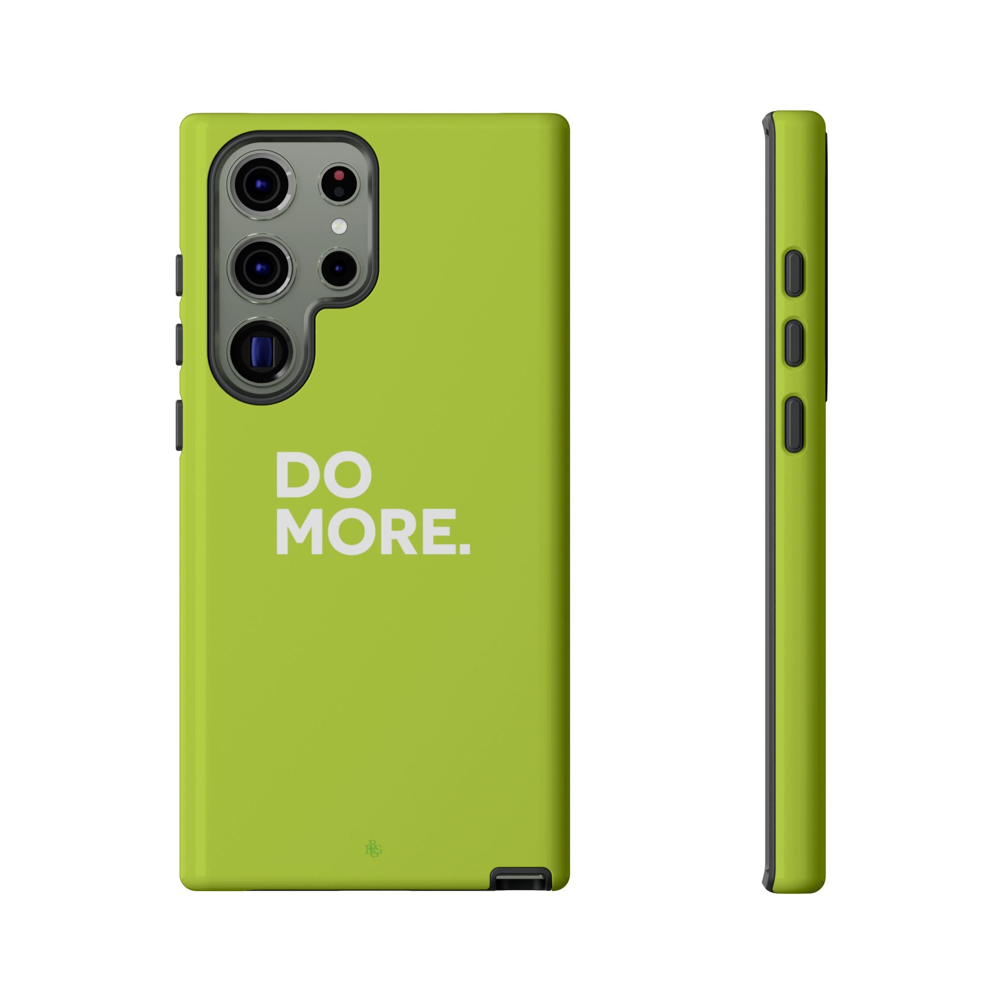 Do More (Neon Yellow) Tough Phone Case for iPhone, Galaxy or Google Pixel