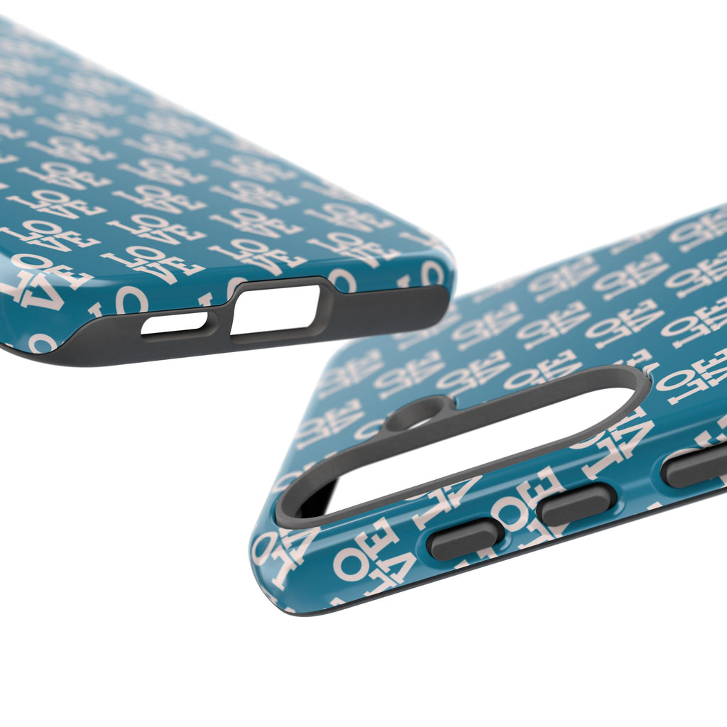 LOVE Teal Green Tough Phone Case iPhone, Galaxy, or Google Pixel