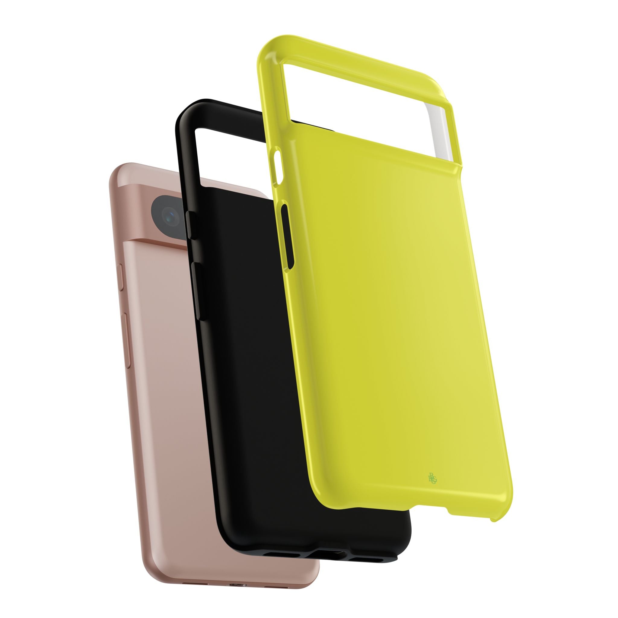 Yellow RG Tough Phone Case for iPhone, Galaxy, or Google Pixel