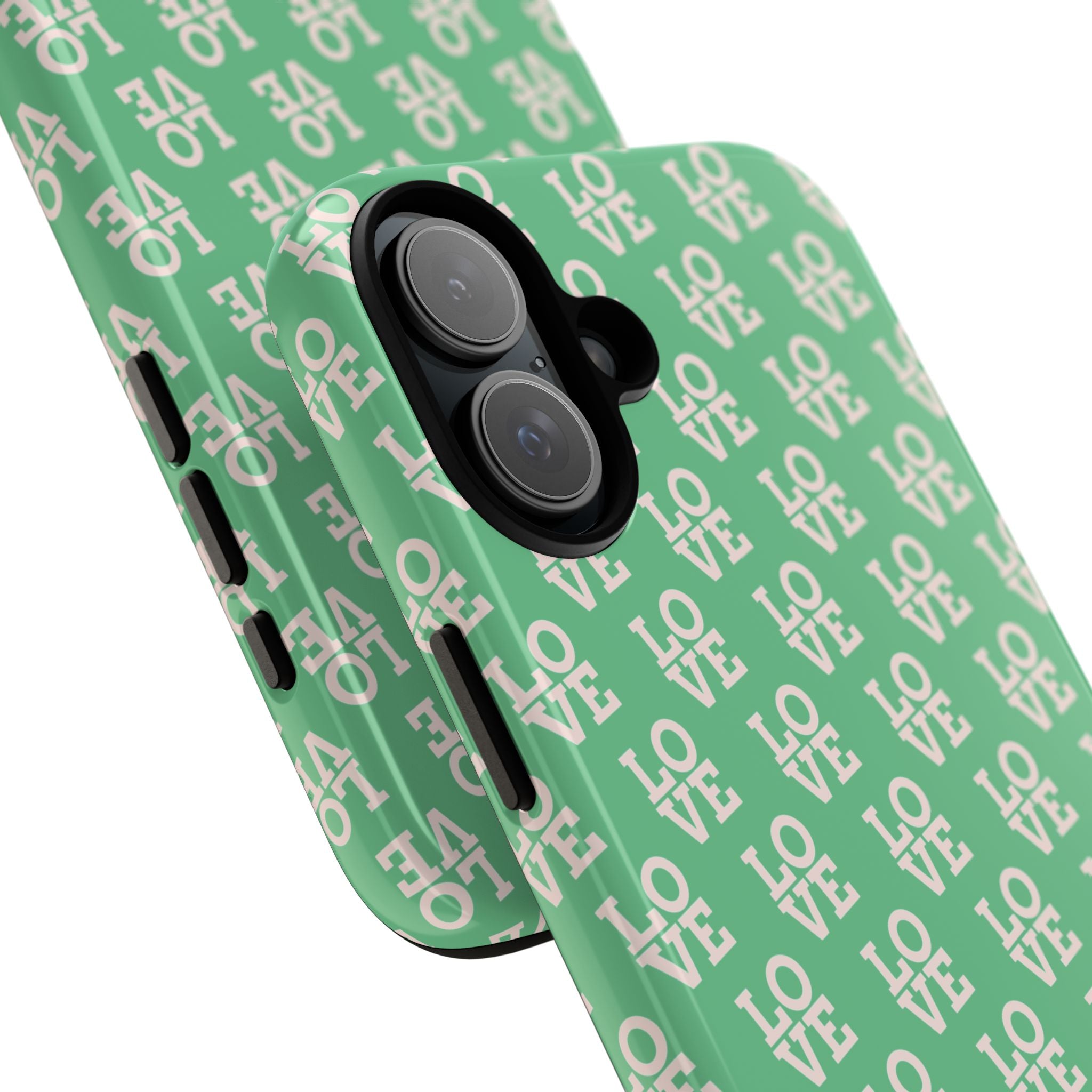 LOVE Aqua Tough Phone Case for iPhone, Galaxy, or Google Pixel
