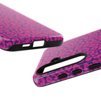 Pink Purple Leopard Tough Phone Case iPhone, Galaxy and Google Pixel