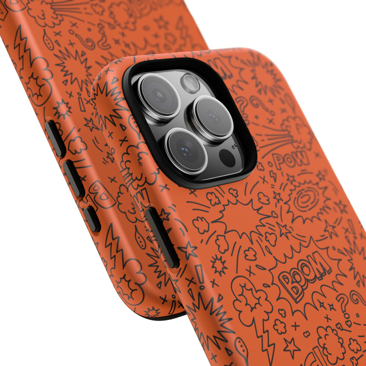 Wow Orange Tough Case for iPhone, Galaxy, or Google Pixel