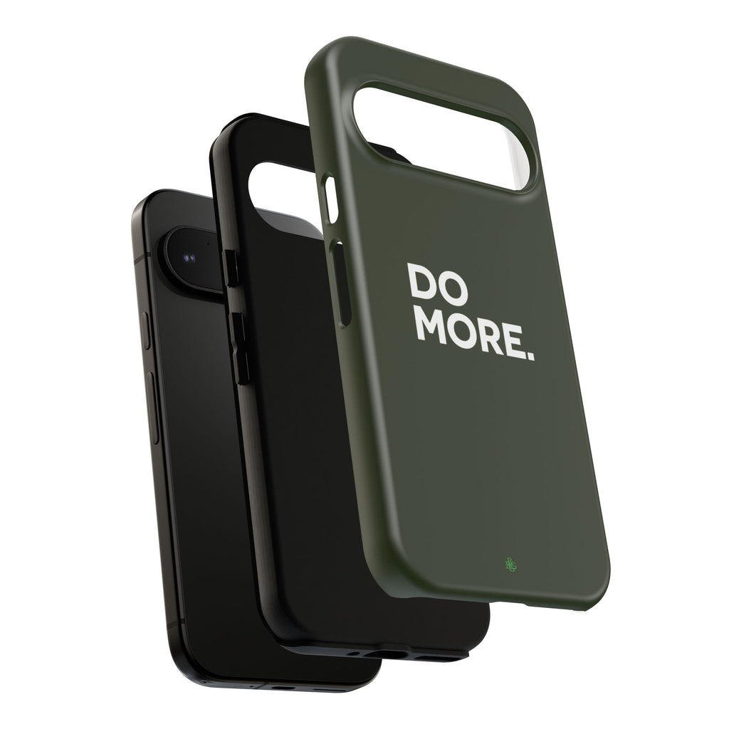Olive Green Do More Tough Phone Case for iPhone, Galaxy, or Google Pixel