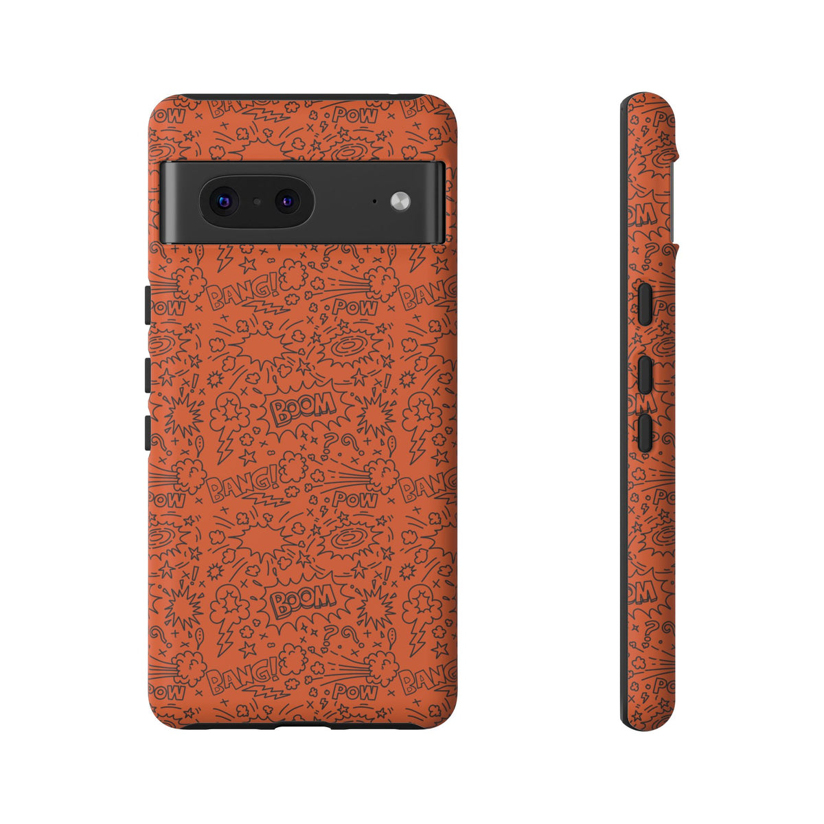 Wow Orange Tough Case for iPhone, Galaxy, or Google Pixel