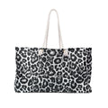 Leopard Eco Friendly Weekender Bag, Travel Tote, Beach Bag
