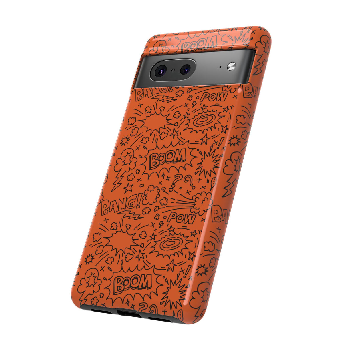 Wow Orange Tough Case for iPhone, Galaxy, or Google Pixel