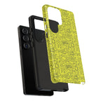 Neon Yellow Wow RG Tough Phone Case for iPhone, Galaxy, or Google Pixel