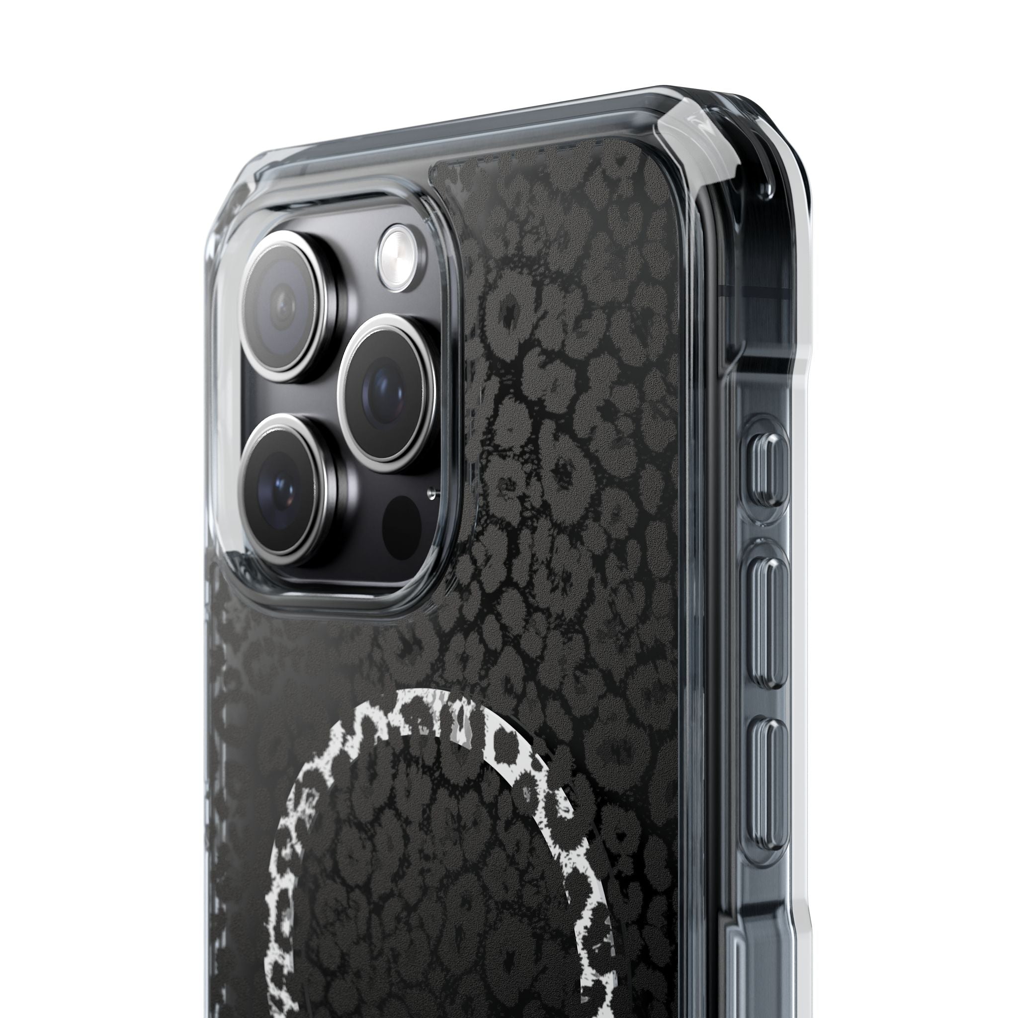 Leopard Magnetic iPhone 14, 15, 16 Series Clear Impact Cases
