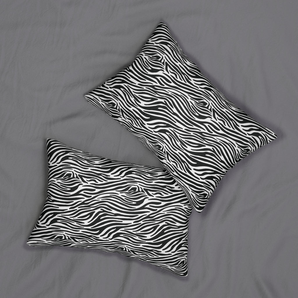 Zebra Animal Print Spun Polyester Lumbar PILLOW