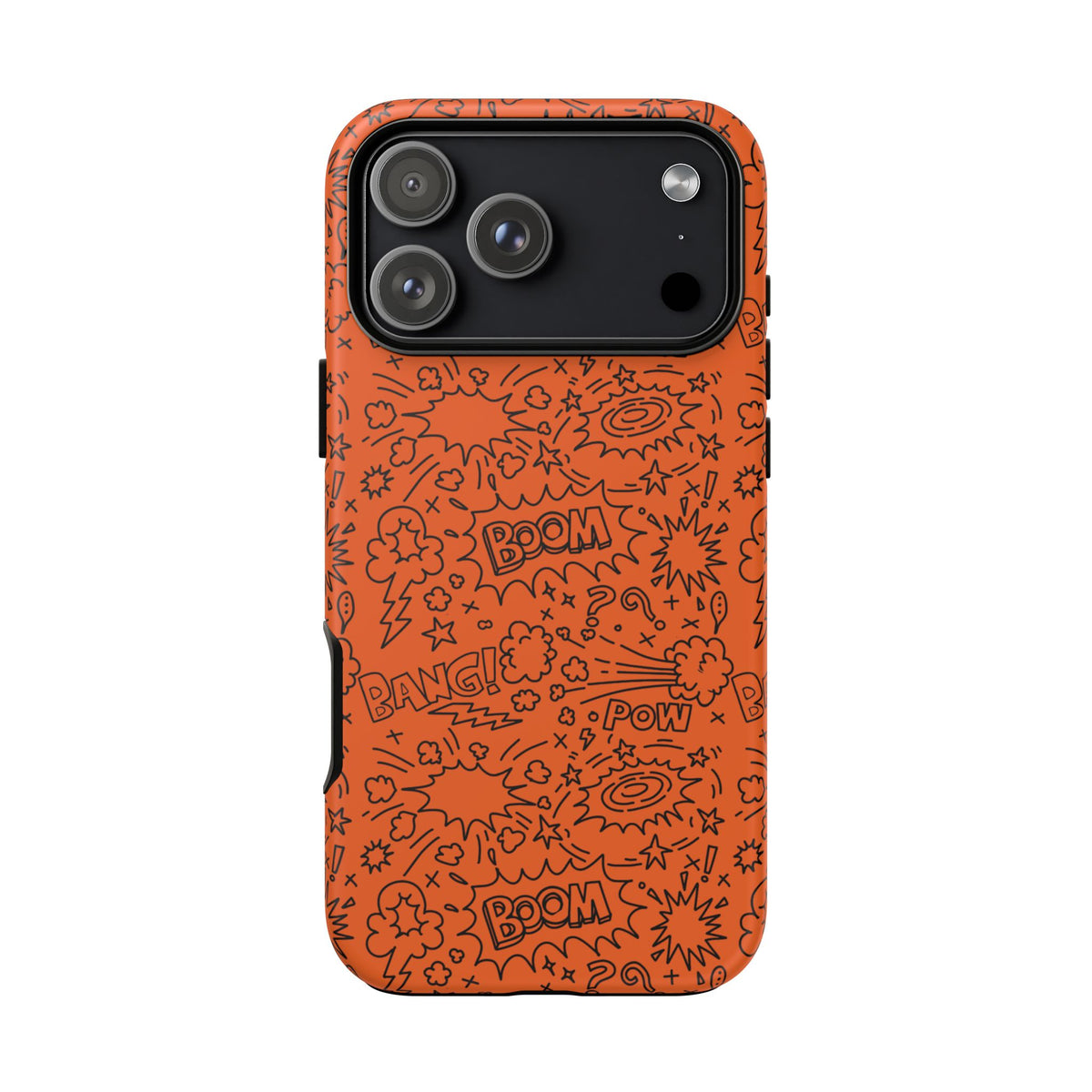 Wow Orange Tough Case for iPhone, Galaxy, or Google Pixel