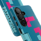 LOVE Teal Green Tough Phone Case for iPhone, Galaxy, or Google Pixel