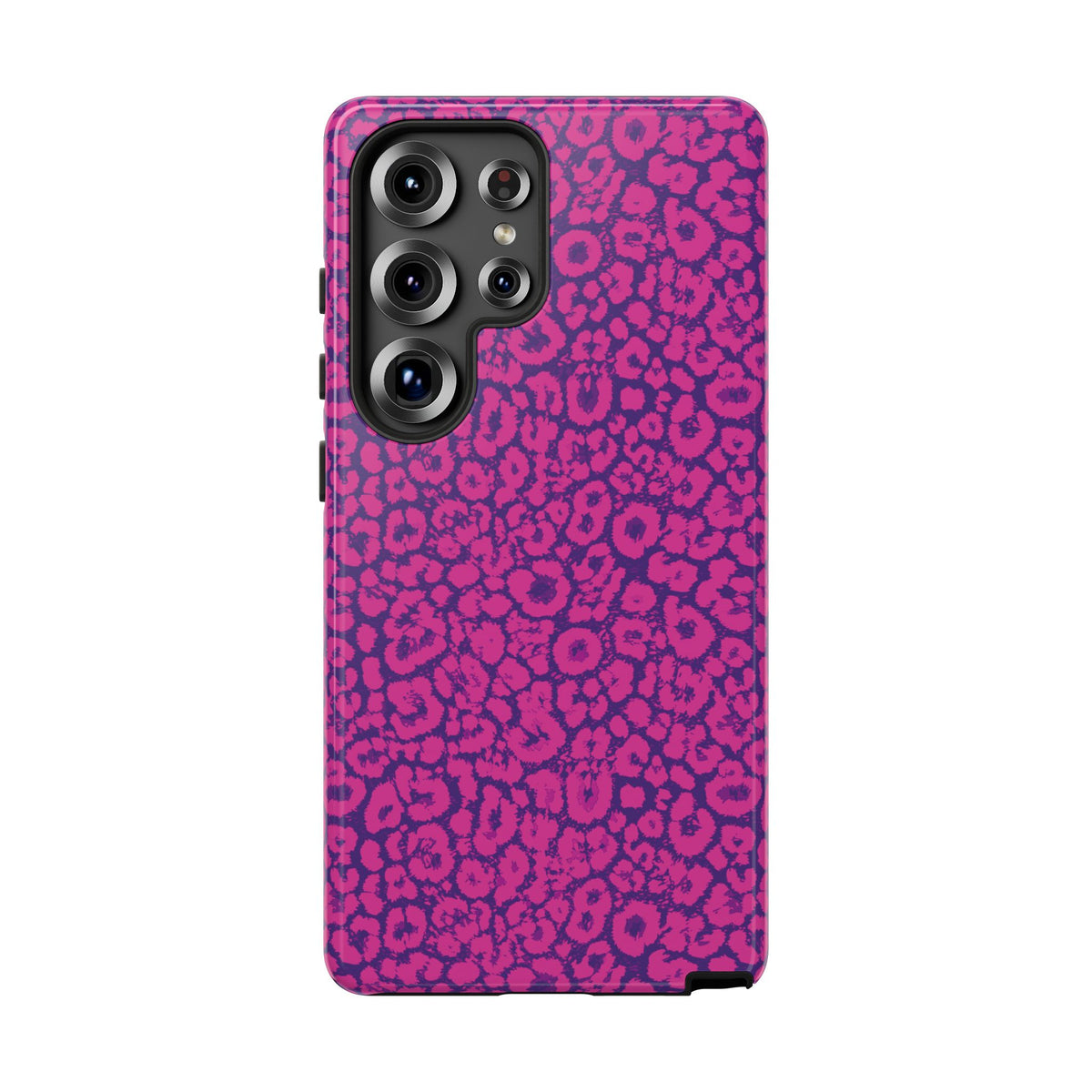 Pink Purple Leopard Tough Phone Case iPhone, Galaxy and Google Pixel