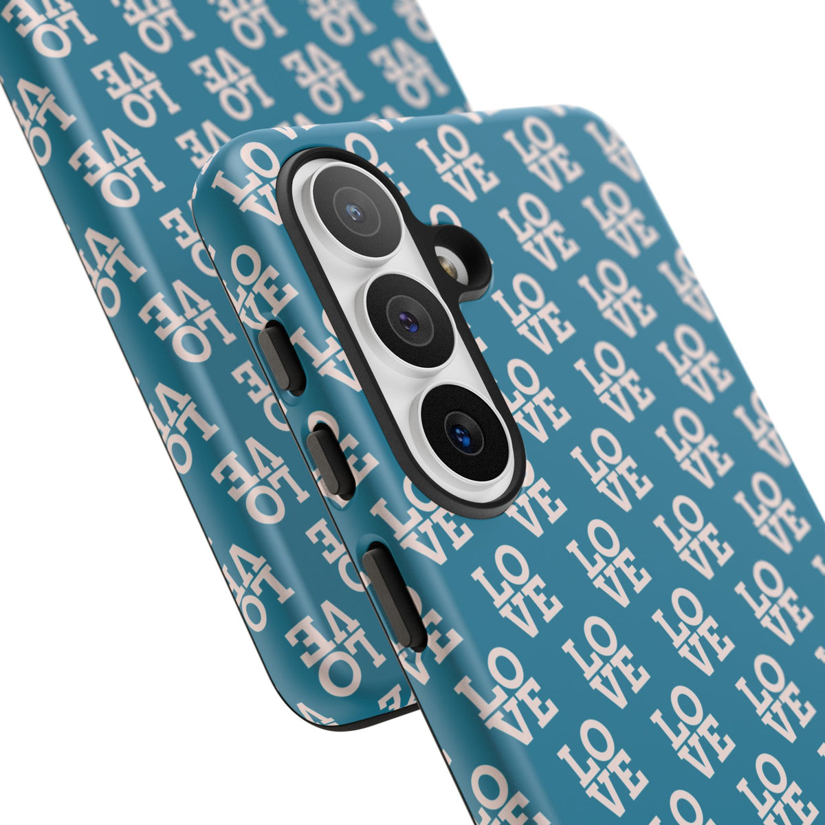 LOVE Teal Green Tough Phone Case iPhone, Galaxy, or Google Pixel