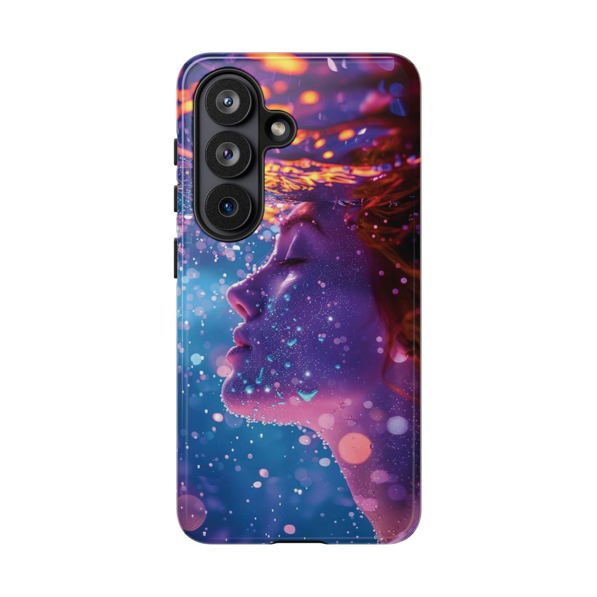 Meditating Underwater Tough Phone Case for iPhone, Galaxy, or Google Pixel