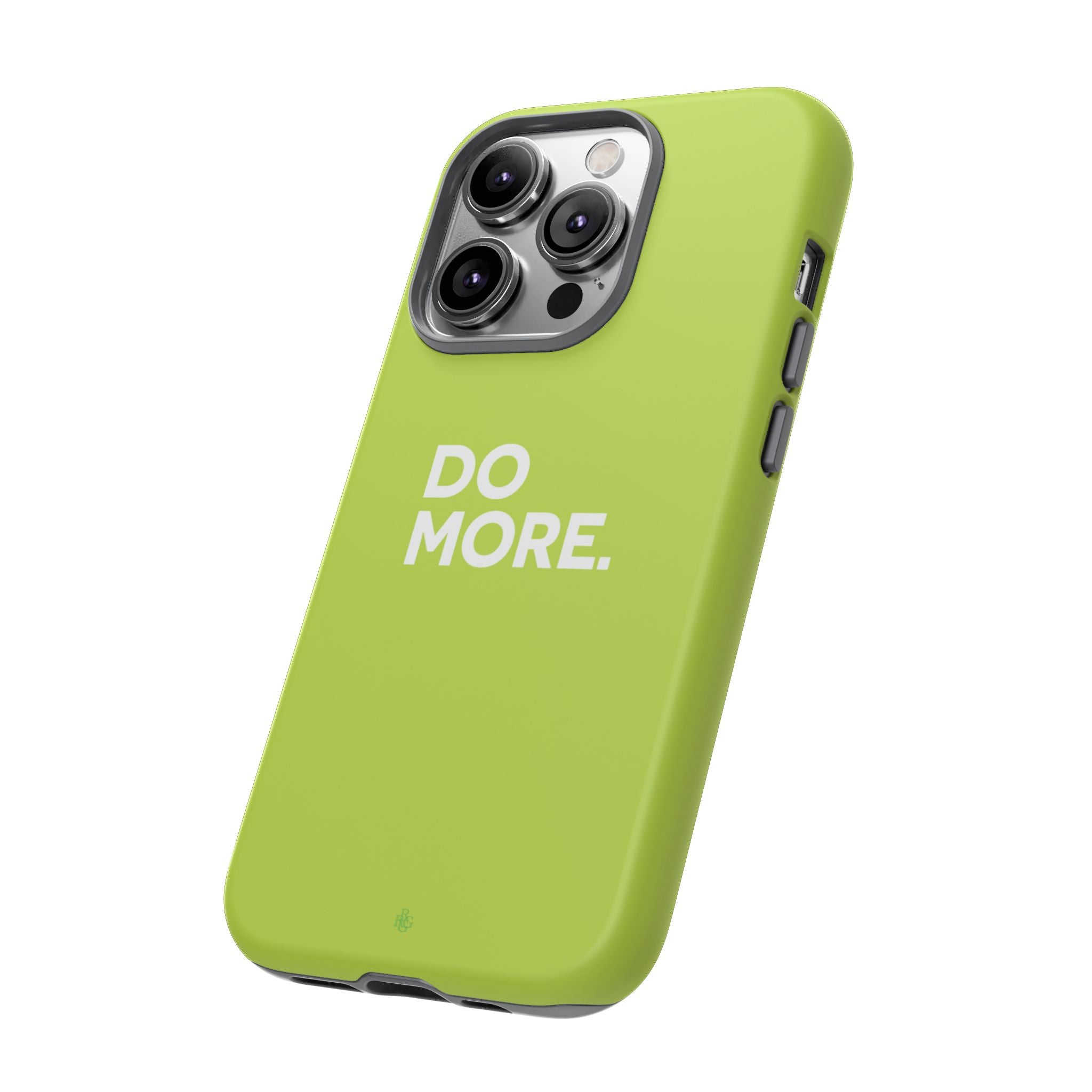 Do More (Neon Yellow) Tough Phone Case for iPhone, Galaxy or Google Pixel