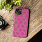 Floresta Heart Pink Tough Phone Case iPhone, Galaxy, or Google Pixel