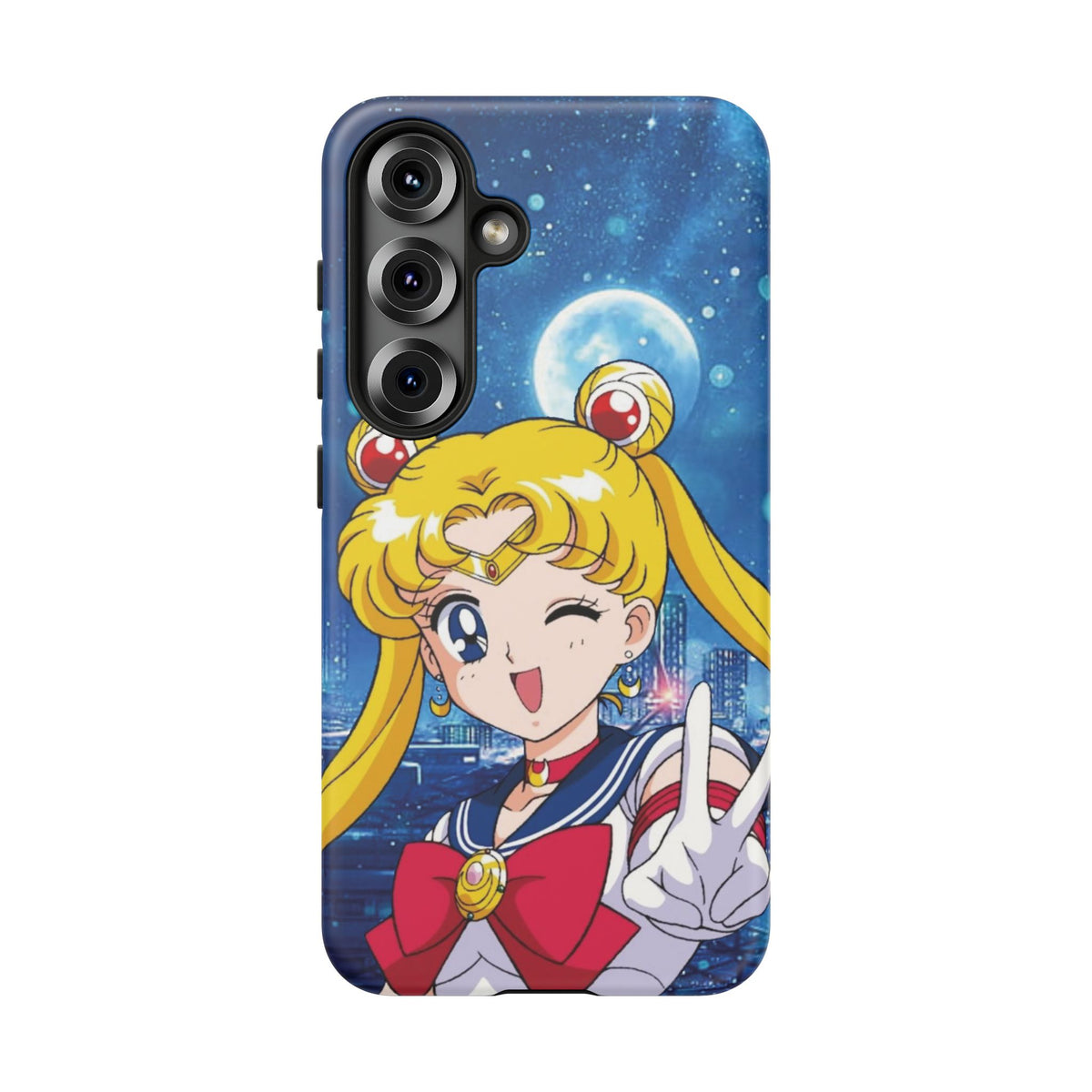 Blue S Moon Tough Case for iPhone, Galaxy, or Google Pixel
