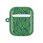 Blue and Green Zebra AirPod Cases
